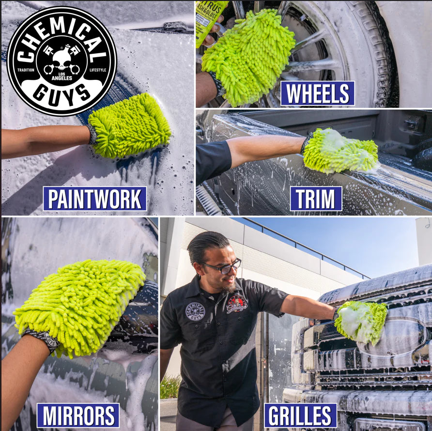 Chemical Guys Chenille Microfibre Premium Scratch-Free Wash Mitt