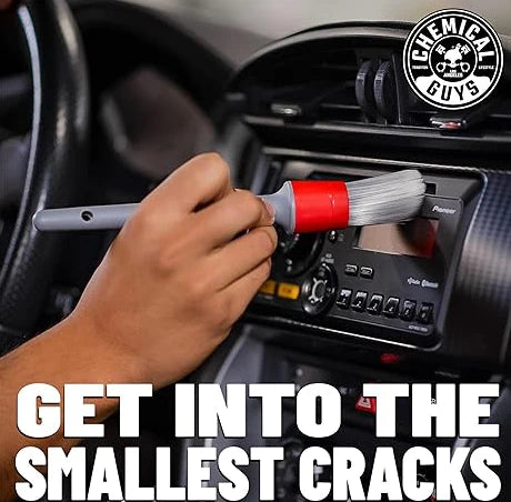 Chemical Guys All in The Details - Interior Detailing Brushes (3 Brushes)