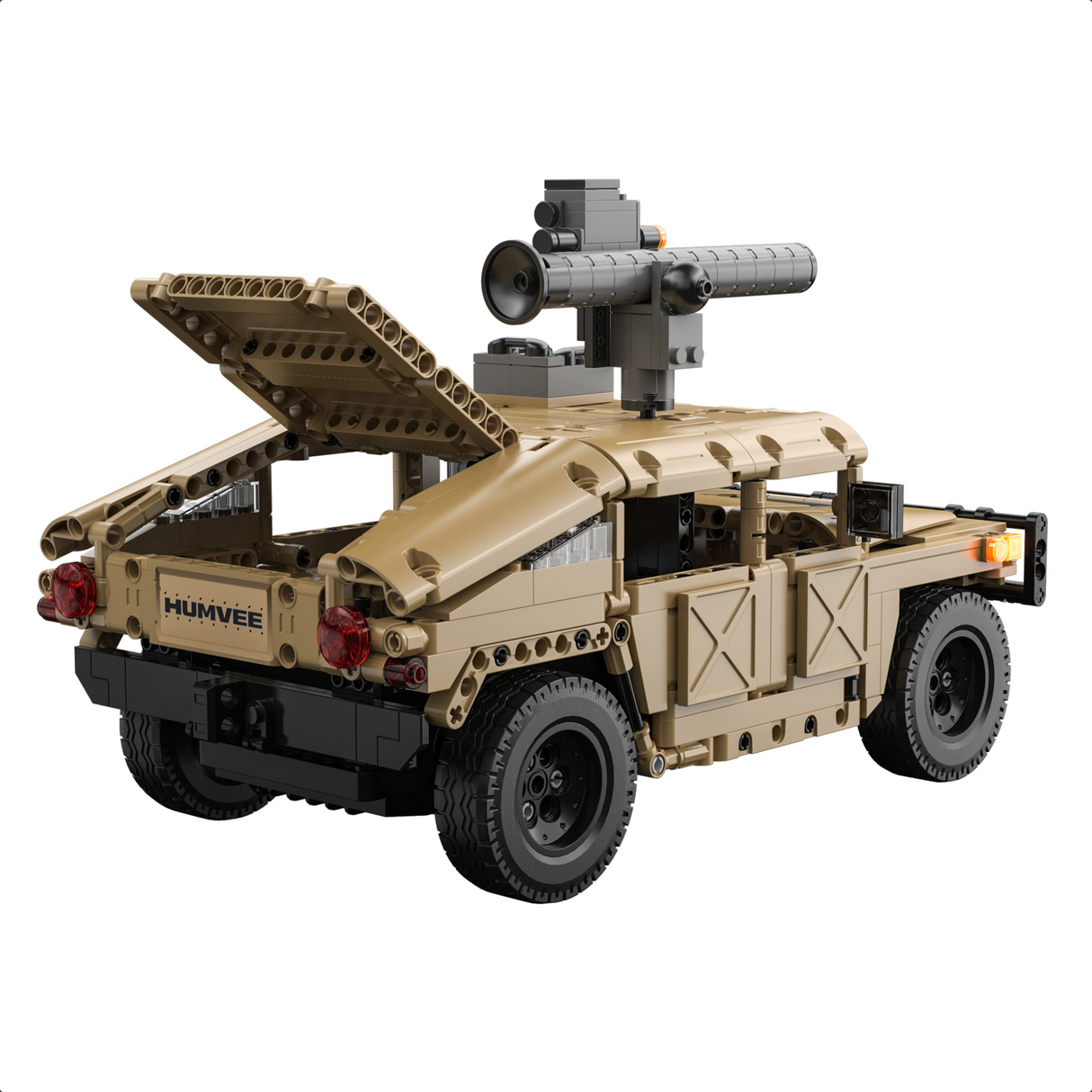 CaDA Humvee - RC Dual Mode Control - 1:14 628 Pieces Brick Model Kit C51202W