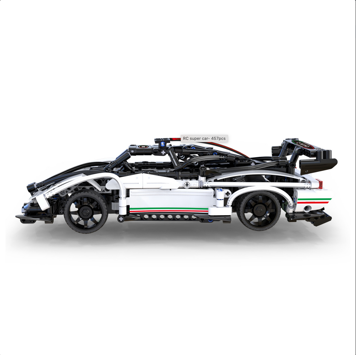 CaDA Z-Wind Super Car - RC Dual Mode Control - 457 Pieces Brick Model Kit C51054W