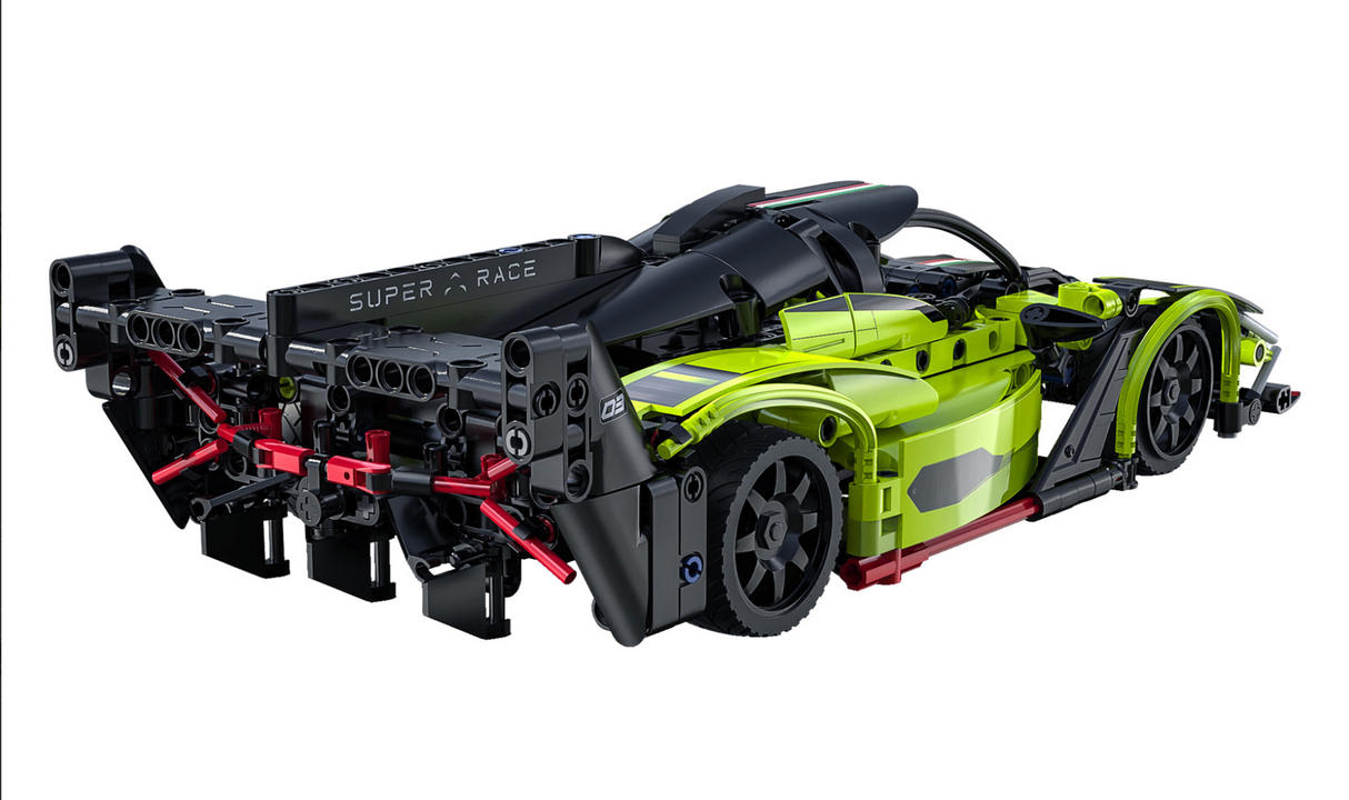 CaDA Phantom Wing - RC Dual Mode Control - 1:14 Sports Car 395 Pieces Brick Model Kit C51303W