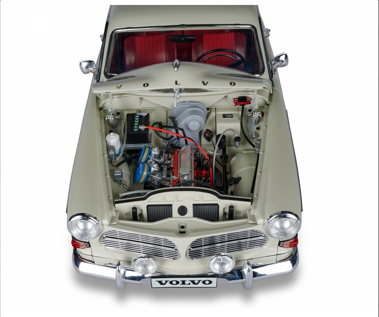 IXO Collections Volvo 122S 1:8 Scale Metal and Plastic Full Kit IXC.VOL.FK