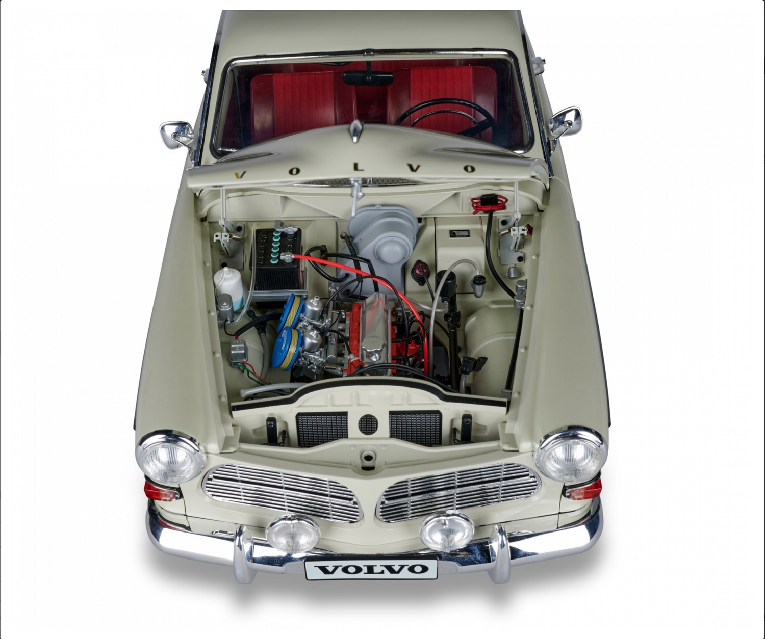 IXO Collections Volvo 122S 1:8 Scale Metal and Plastic Full Kit IXC.VOL.FK