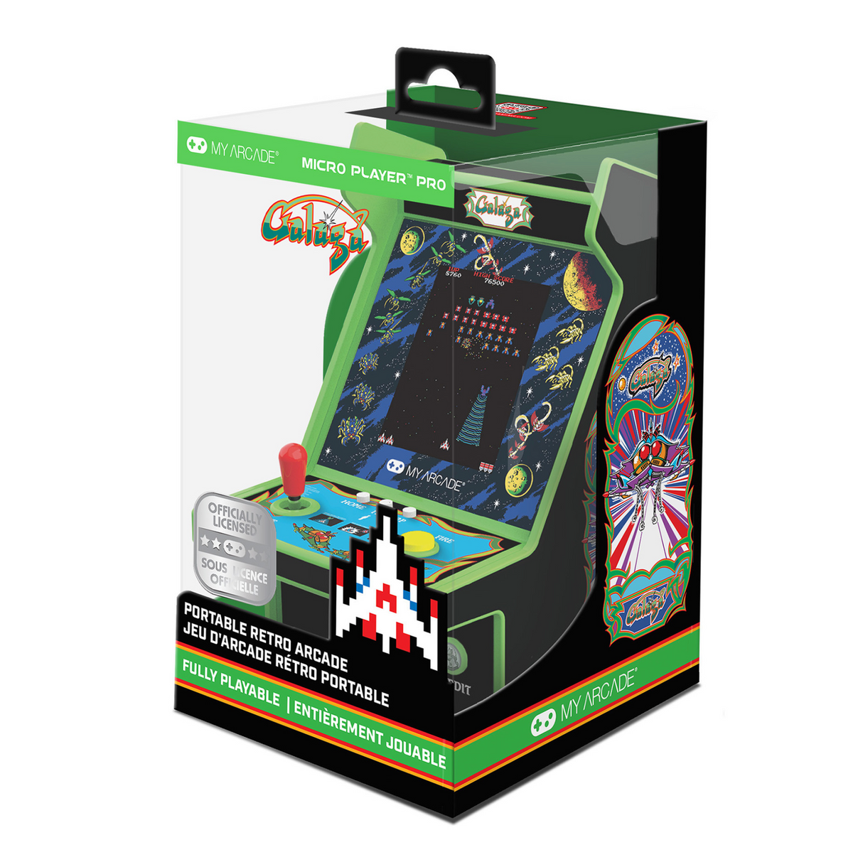 My Arcade Galaga Micro Player Pro 6.7" Portable Retro Arcade (2 Games in 1) - DGUNL4195