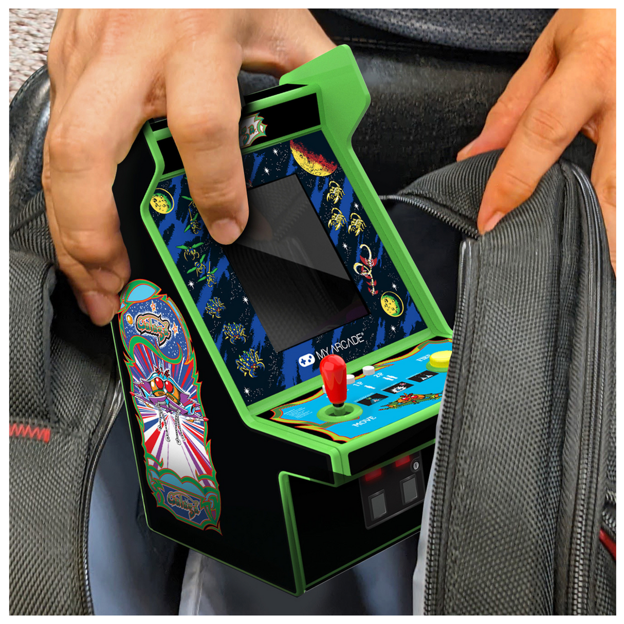 My Arcade Galaga Micro Player Pro 6.7" Portable Retro Arcade (2 Games in 1) - DGUNL4195