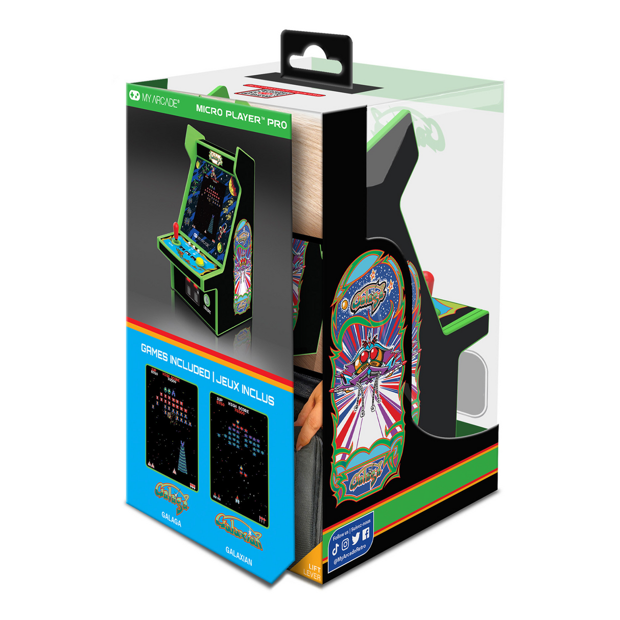 My Arcade Galaga Micro Player Pro 6.7" Portable Retro Arcade (2 Games in 1) - DGUNL4195