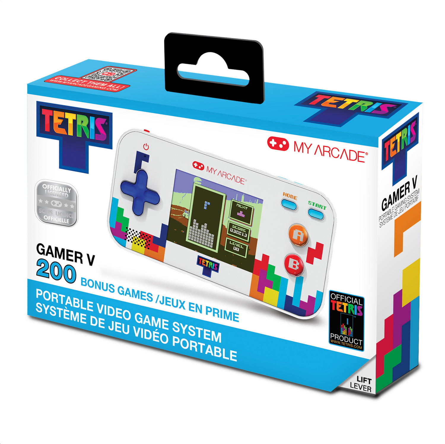 My Arcade Tetris Gamer V Portable Video Game System (201 Games in 1) - DGUNL7030