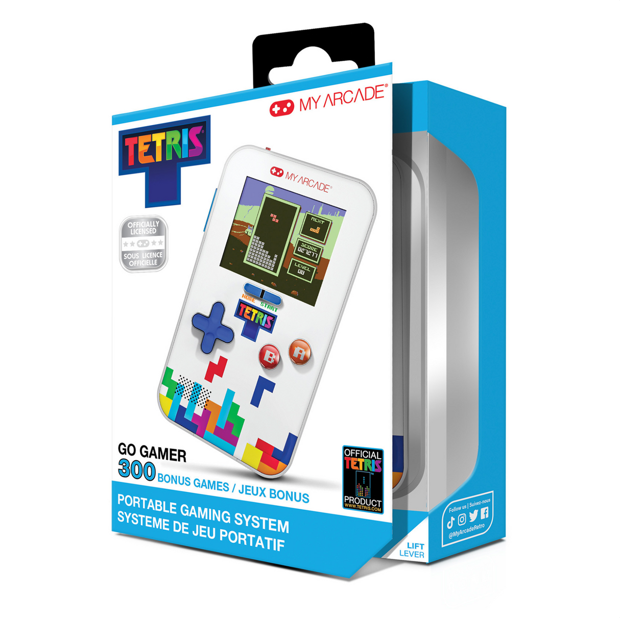 My Arcade Tetris Go Gamer Portable Video Game System (301 Games in 1) - DGUNL7029