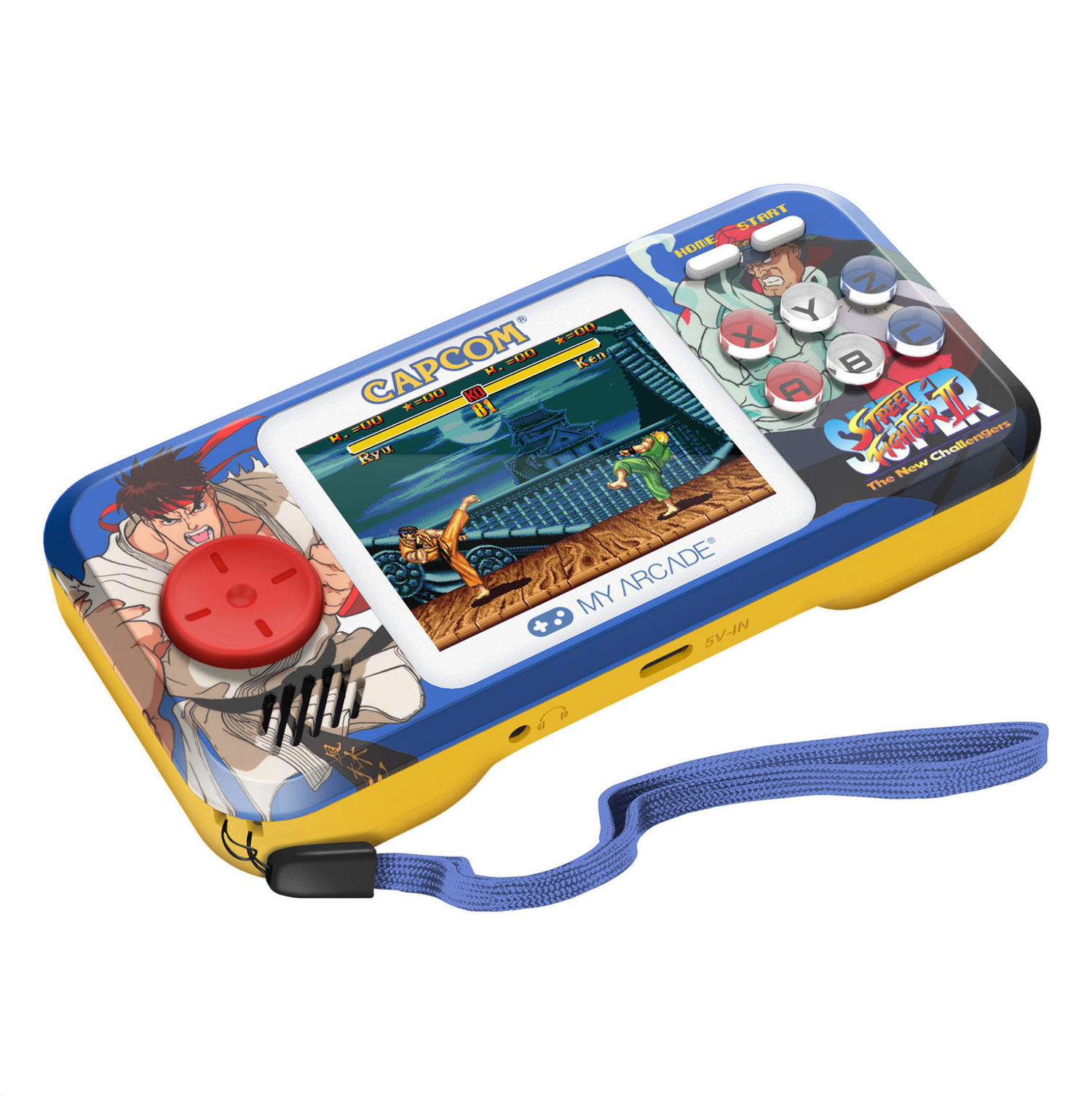 My Arcade Super Street Fighter II Pocket Player Pro Portable Gaming System (2 Games In 1) - DGUNL4187