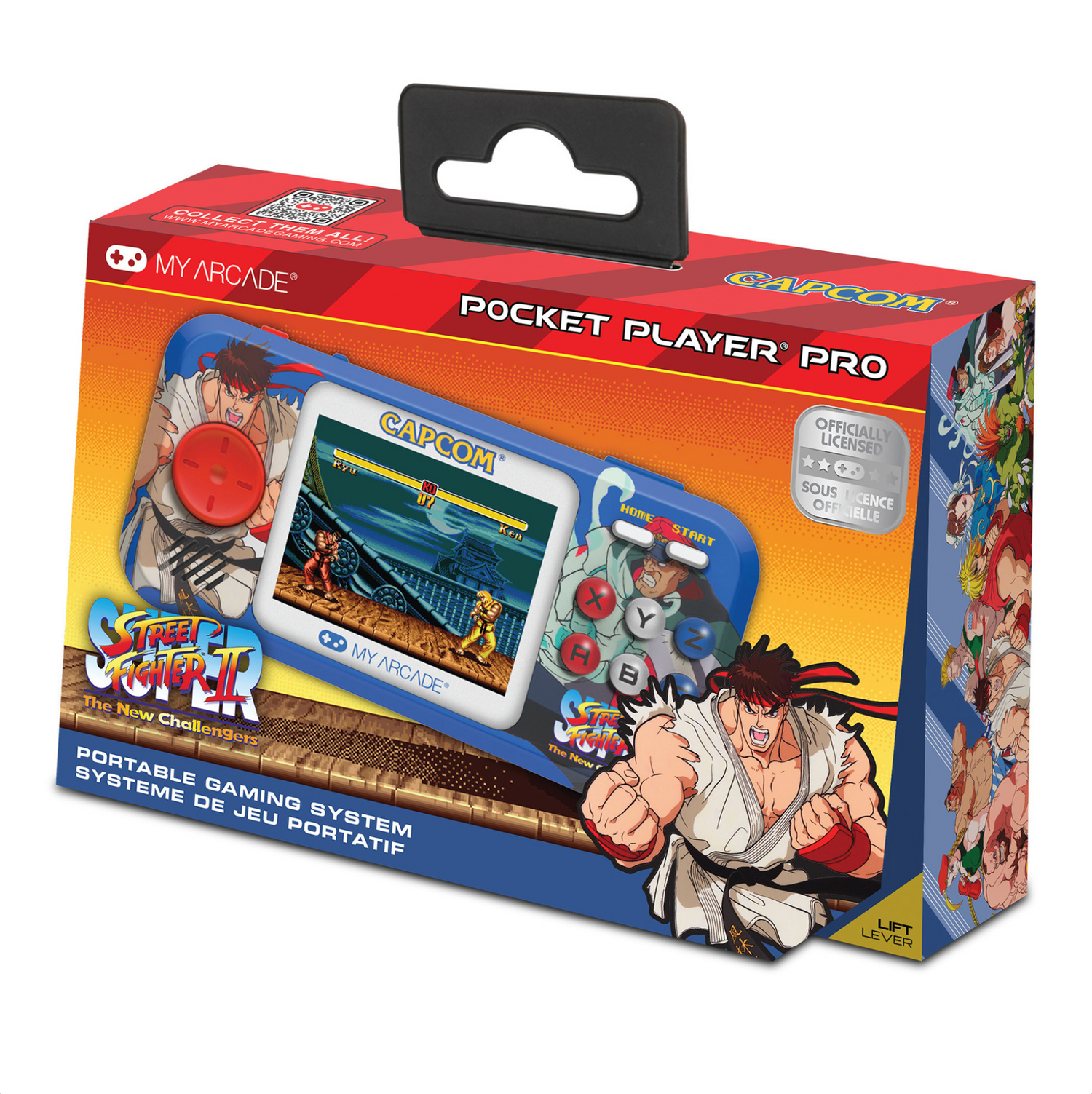 My Arcade Super Street Fighter II Pocket Player Pro Portable Gaming System (2 Games In 1) - DGUNL4187