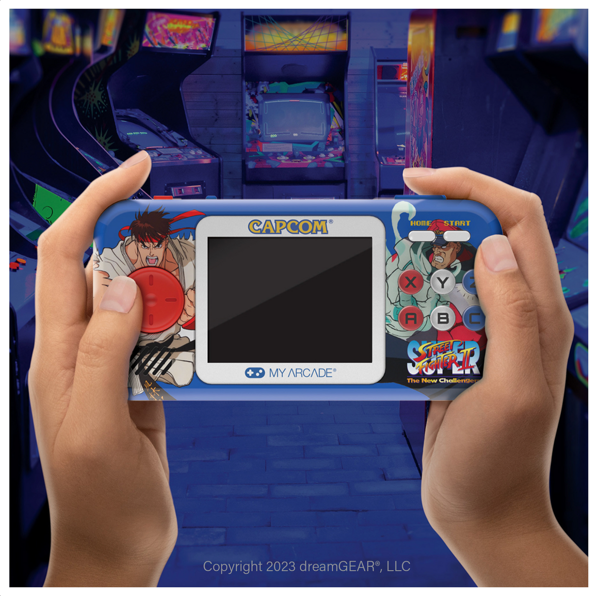 My Arcade Super Street Fighter II Pocket Player Pro Portable Gaming System (2 Games In 1) - DGUNL4187