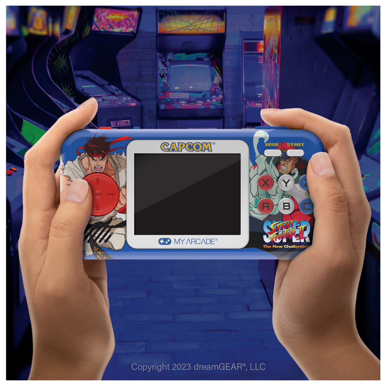 My Arcade Super Street Fighter II Pocket Player Pro Portable Gaming System (2 Games In 1) - DGUNL4187