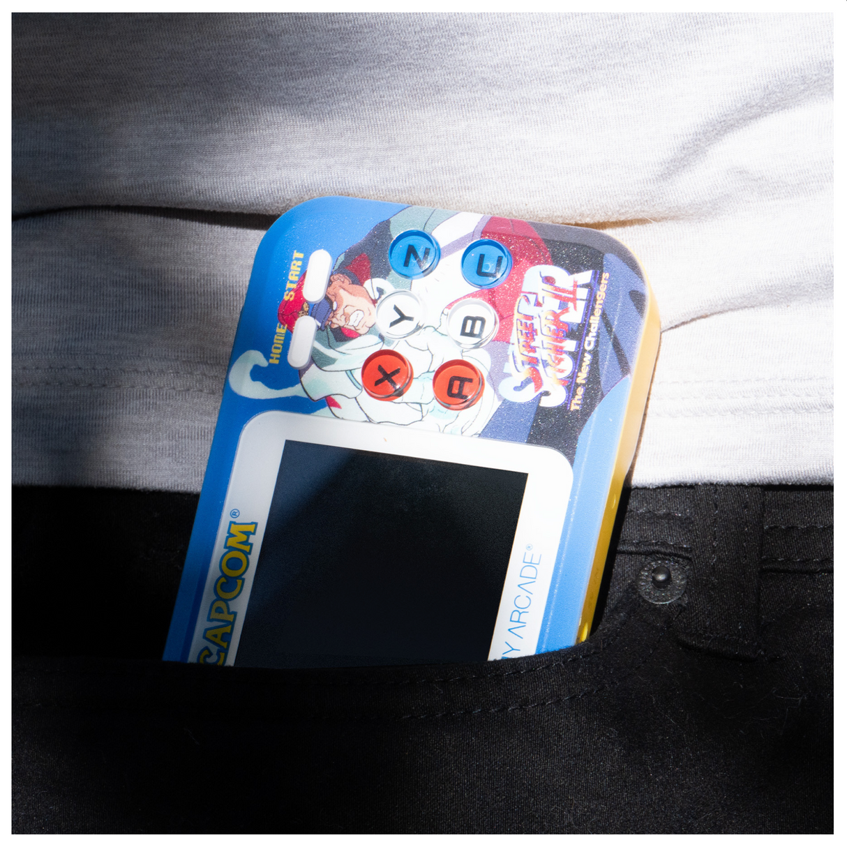 My Arcade Super Street Fighter II Pocket Player Pro Portable Gaming System (2 Games In 1) - DGUNL4187