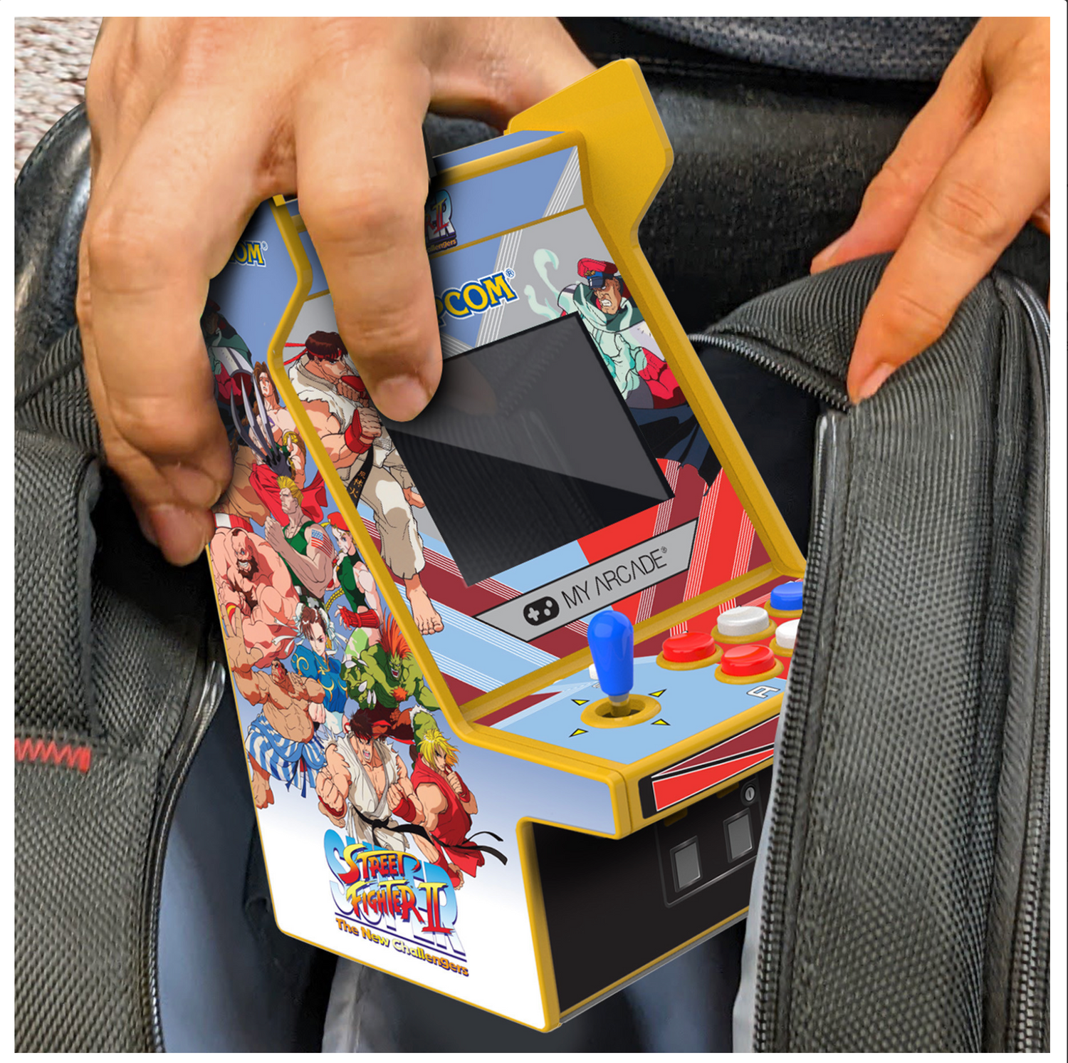 My Arcade Super Street Fighter II Micro Player Pro 6.7" Portable Retro Arcade (2 Games In 1) - DGUNL4185