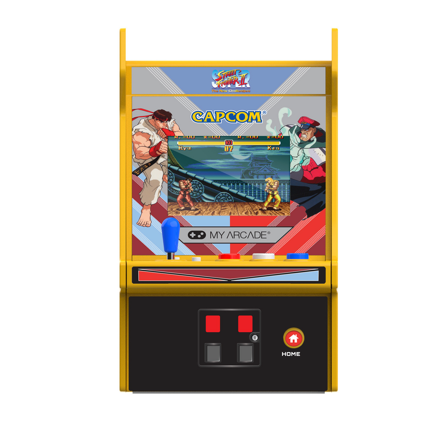 My Arcade Super Street Fighter II Micro Player Pro 6.7" Portable Retro Arcade (2 Games In 1) - DGUNL4185