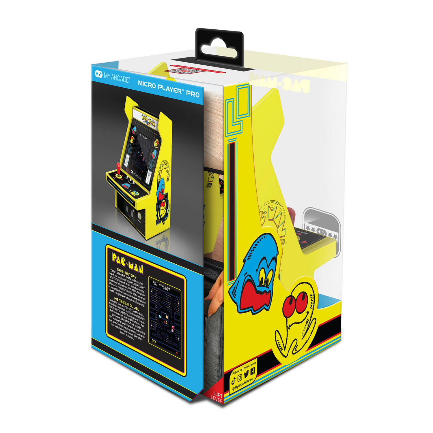 My Arcade Pac-Man Micro Player Pro 6.7" Portable Retro Arcade - DGUNL4194