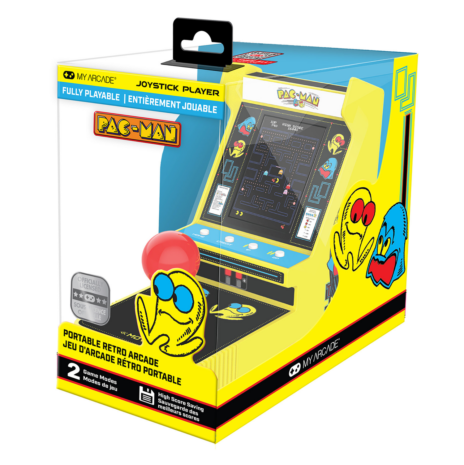 My Arcade Pac-Man Joystick Player Portable Retro Arcade - DGUNL7073