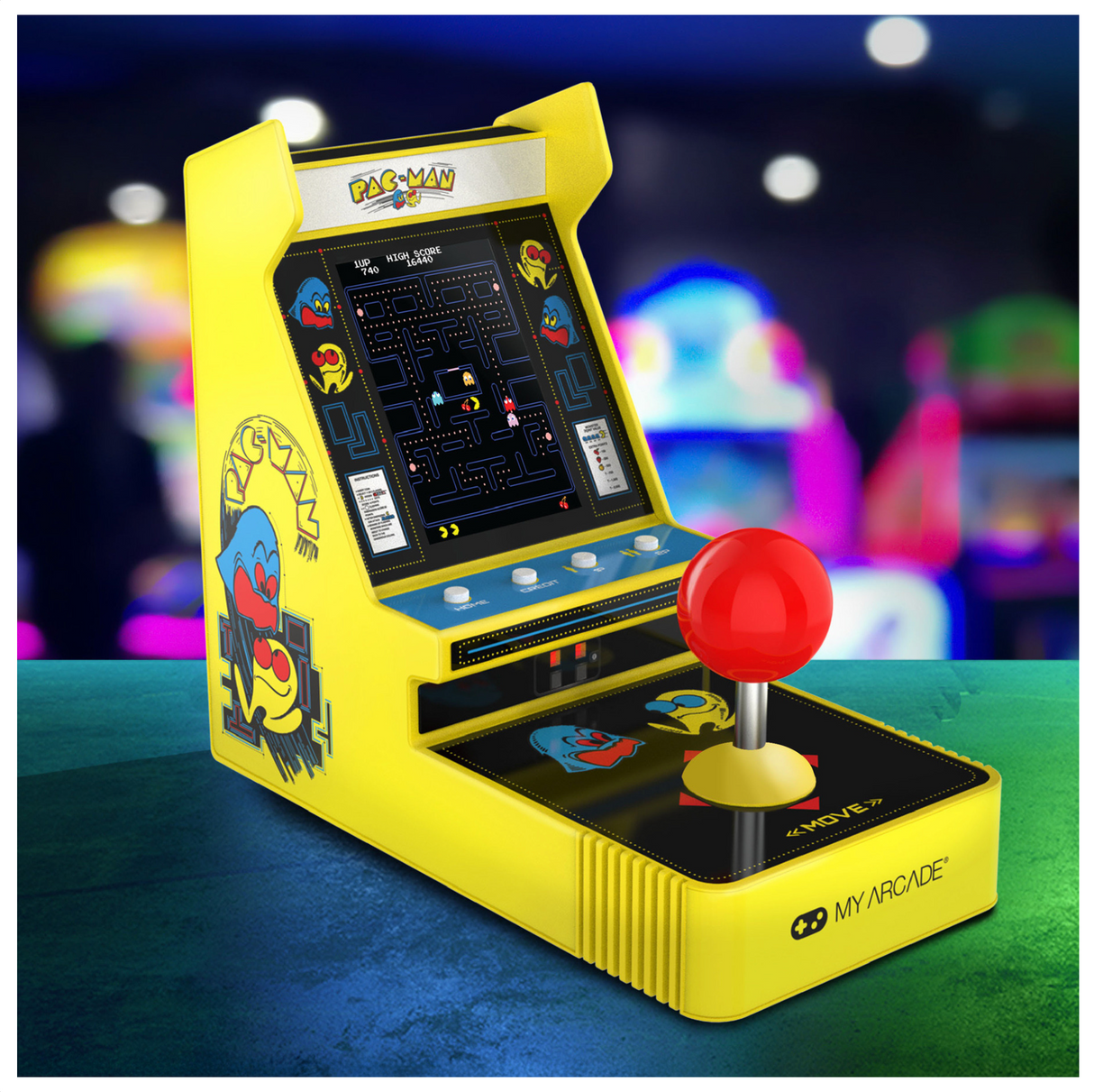 My Arcade Pac-Man Joystick Player Portable Retro Arcade - DGUNL7073