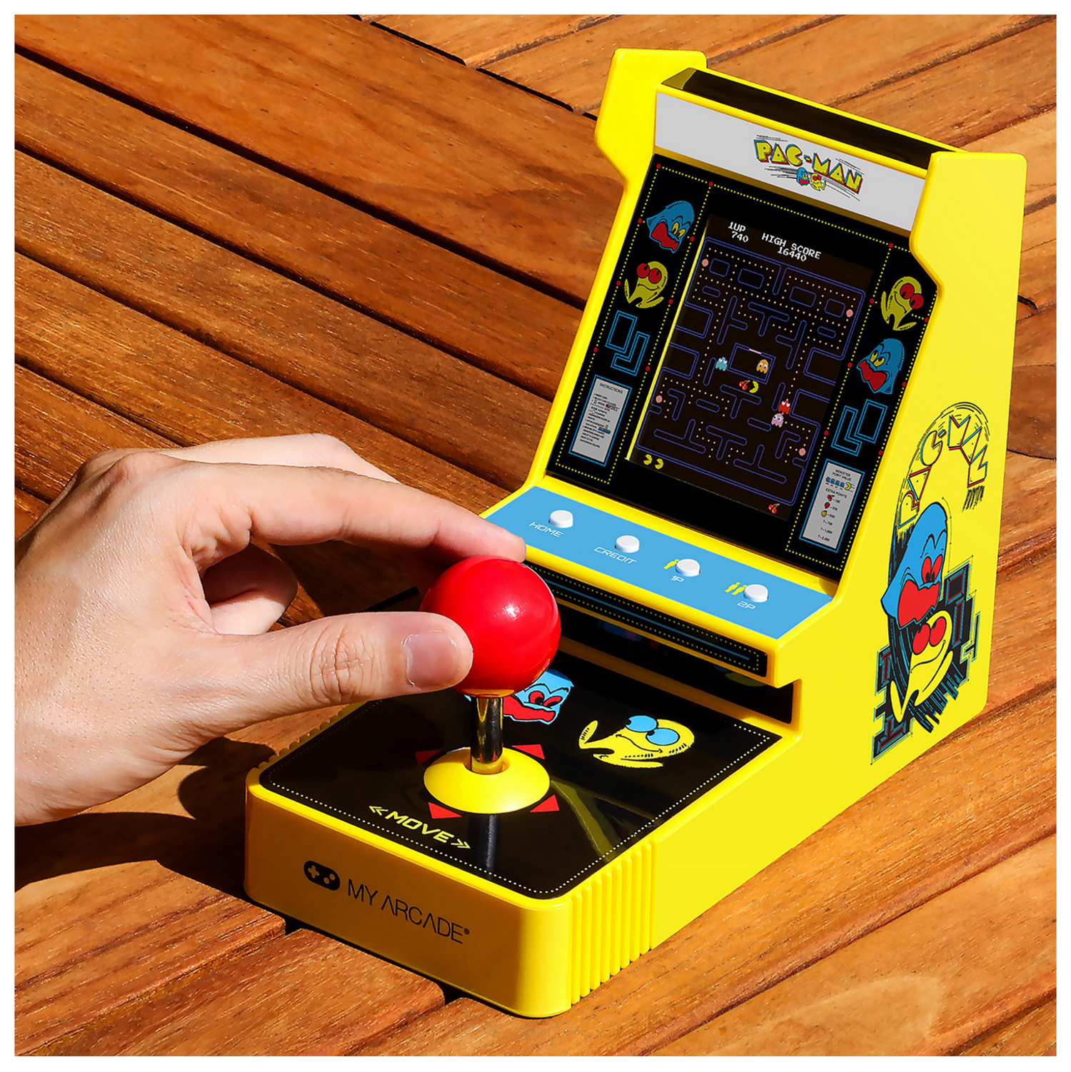 My Arcade Pac-Man Joystick Player Portable Retro Arcade - DGUNL7073