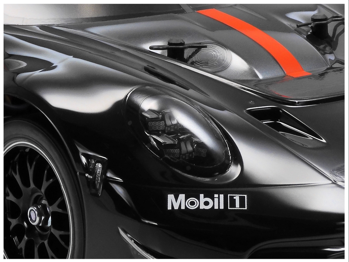 Tamiya RC Porsche 911 GT3 R (992) - TT-02 - Limited Edition with Black Painted Body - Item #47512