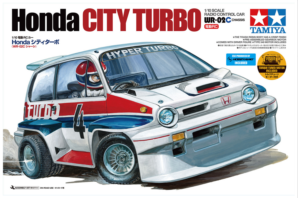 Tamiya RC Honda City Turbo (WR-02C) - Item #58611