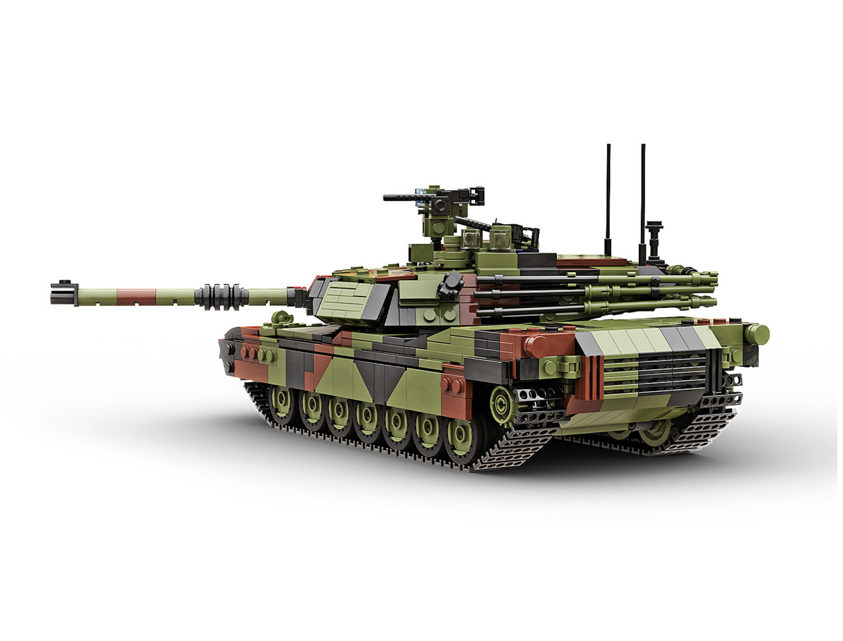 Build Army M1A2 Abrams - American Main Battle Tank - 1:33 Scale 1376 Pieces - BAM003