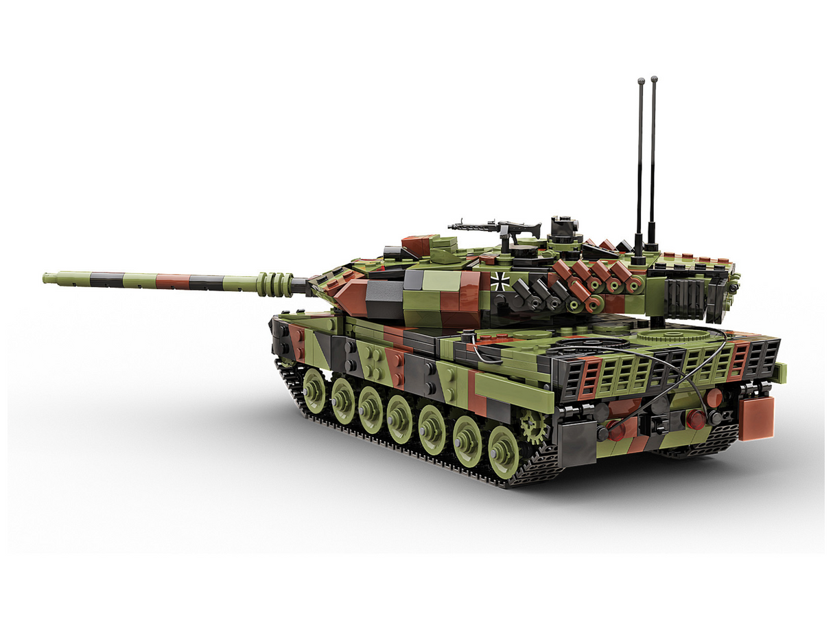 Build Army Leopard 2 A6 - German Main Battle Tank - 1:33 Scale 1400 Pieces - BAM001