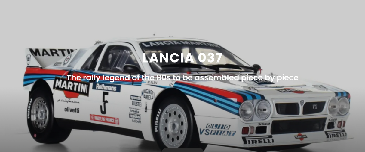 IXO Collections Lancia 037 1:8 Scale Metal and Plastic Full Kit IXC.LAN.FK