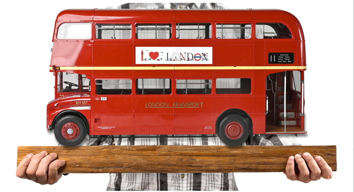 IXO Collections Routemaster Bus 1961 1:12 Scale Metal and Plastic Full Kit 1247 parts IXC.RTM.FK