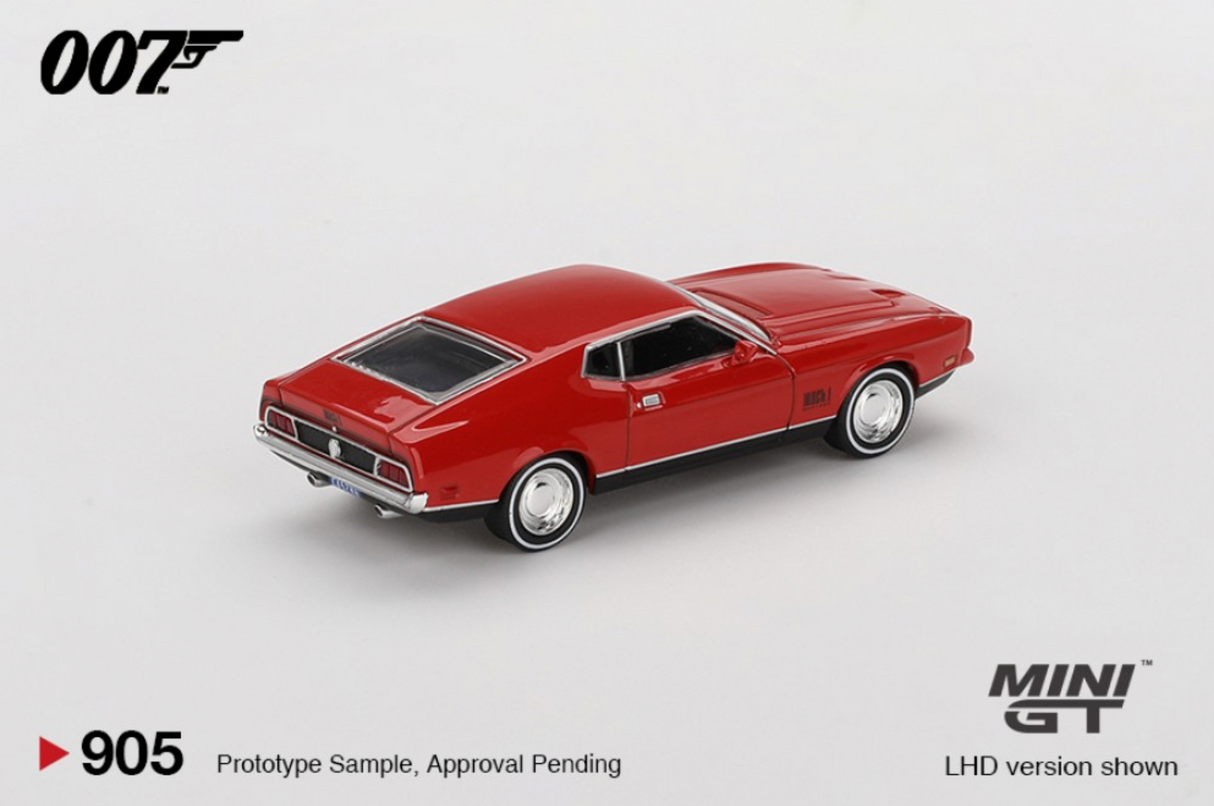 Mini GT Ford Mustang Mach 1 007 Diamonds are Forever LHD English (Blister Packaging) 1:64 - MGT00905-007E