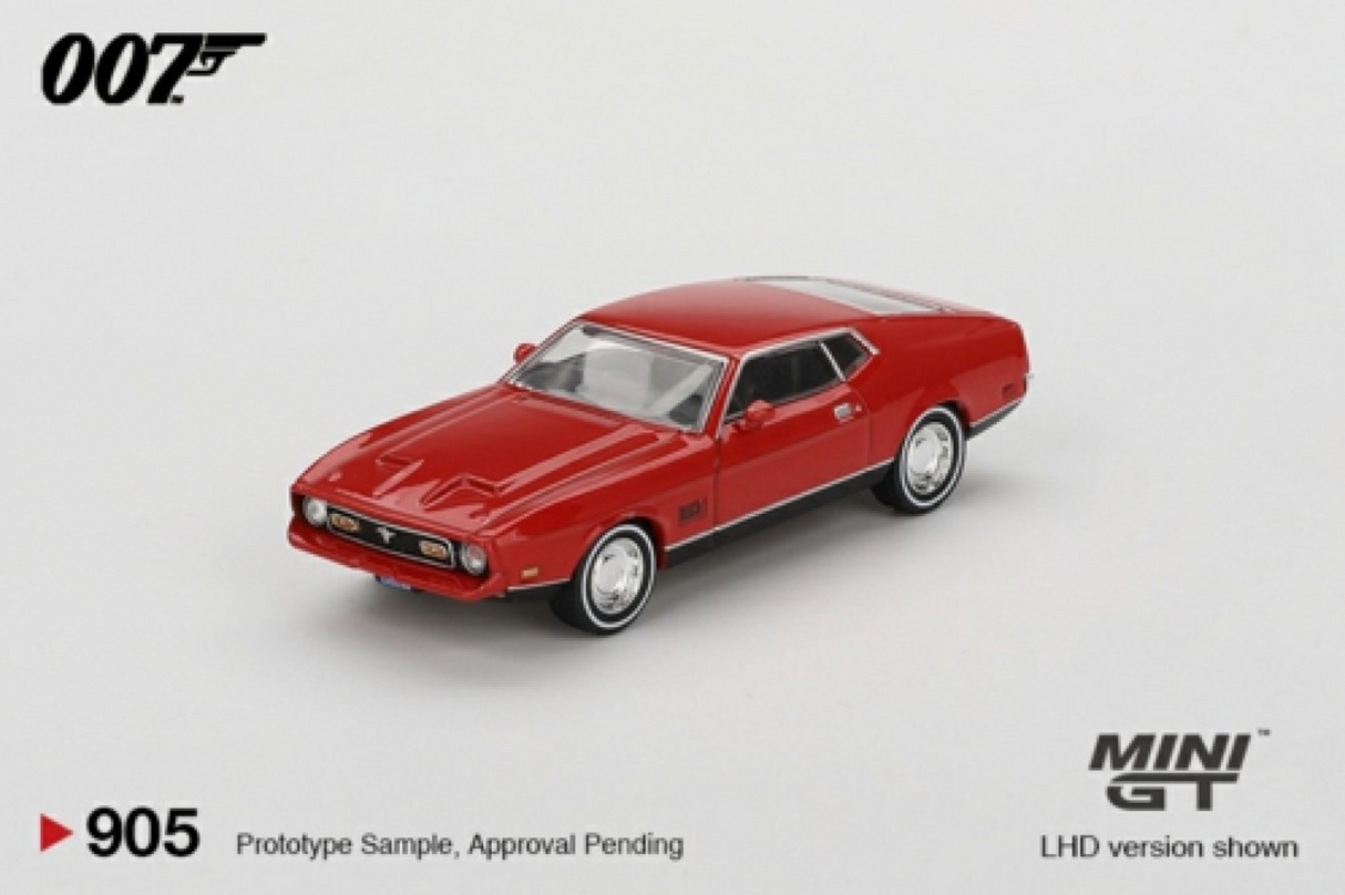 Mini GT Ford Mustang Mach 1 007 Diamonds are Forever LHD English (Blister Packaging) 1:64 - MGT00905-007E