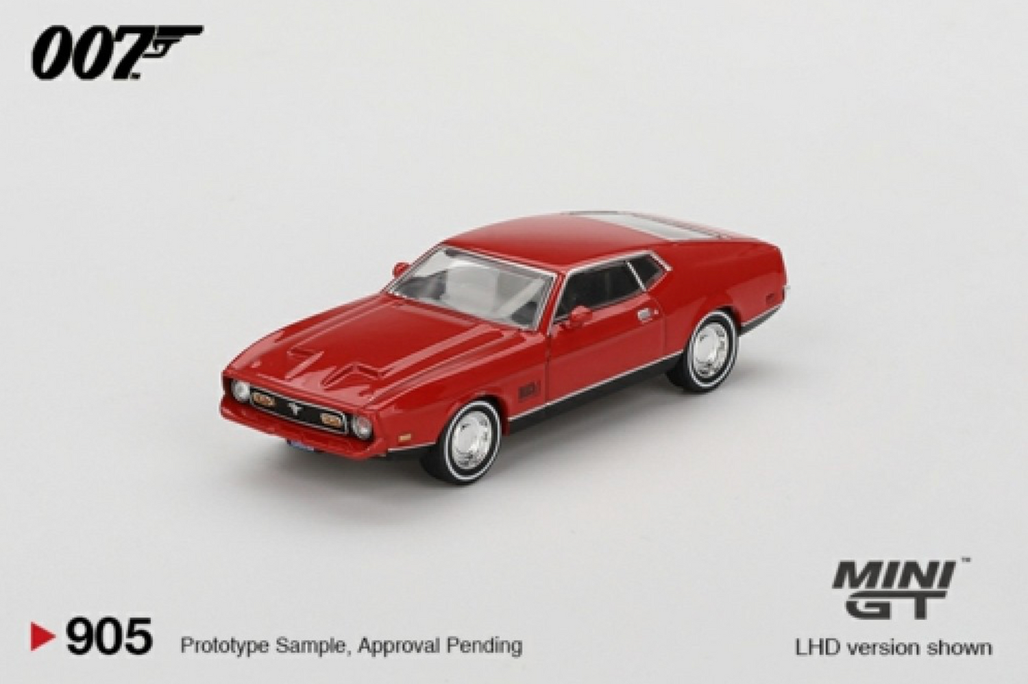 Mini GT Ford Mustang Mach 1 007 Diamonds are Forever LHD English (Blister Packaging) 1:64 - MGT00905-007E