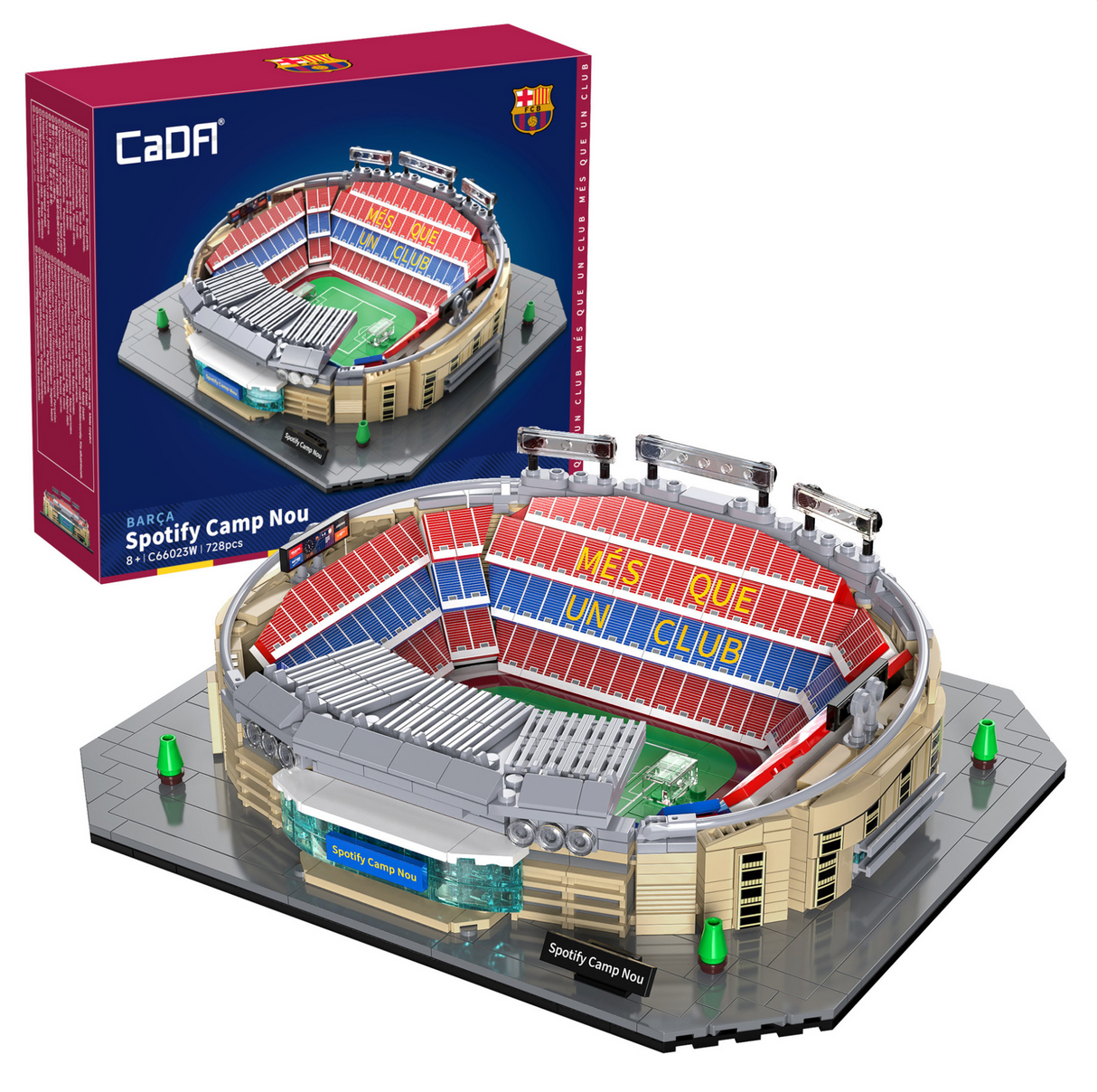 CaDA FC Barcelona Camp Nou Stadium 728 pcs Brick Model Kit C66023W
