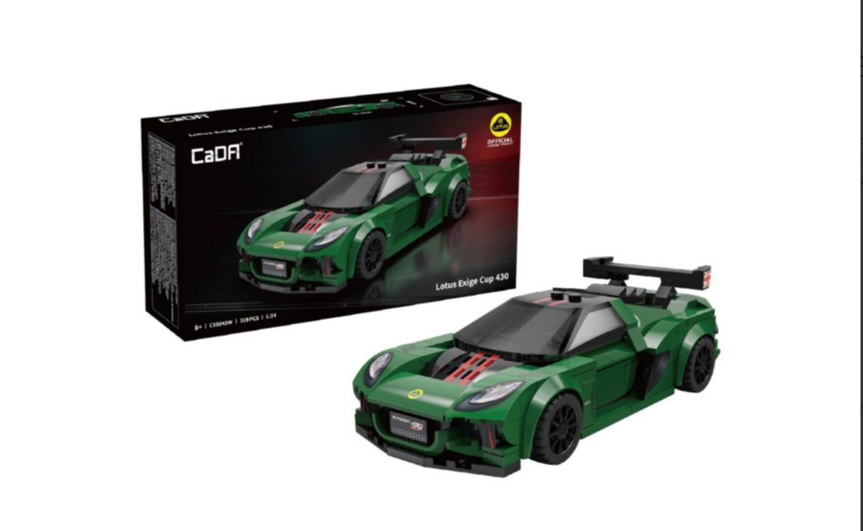 CaDA Lotus Exige Cup 430 Car 1:24 319 Pieces Brick Model Kit C55043W