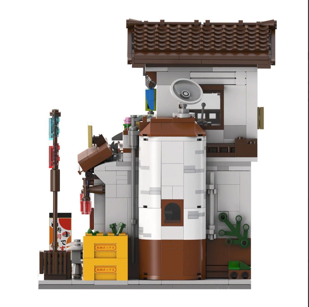 CaDA Japanese Style Canteen 861 pcs Brick Model Kit C66014W