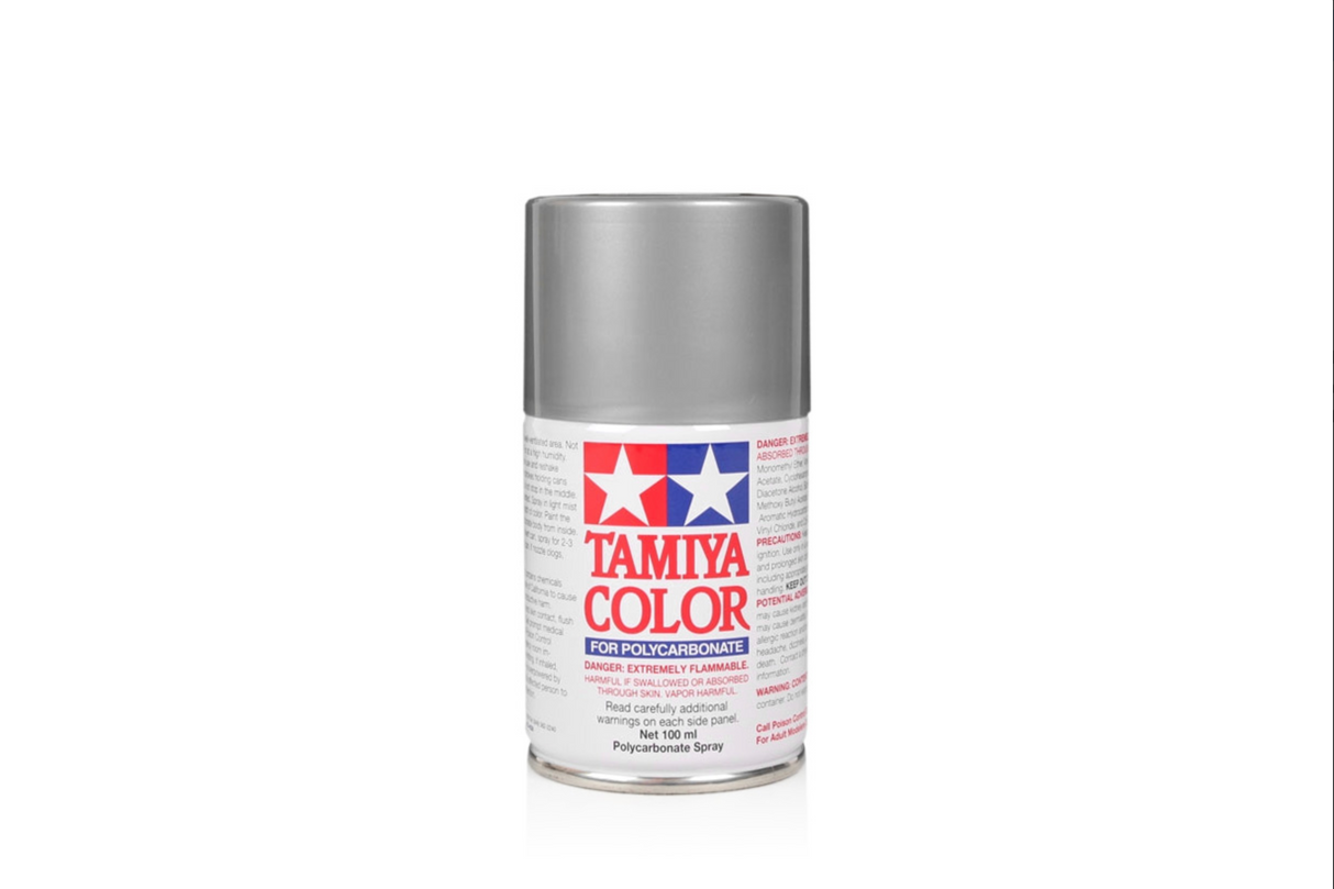 Tamiya PS-12 Silver Paint 100ml Spray Can - Item #86012