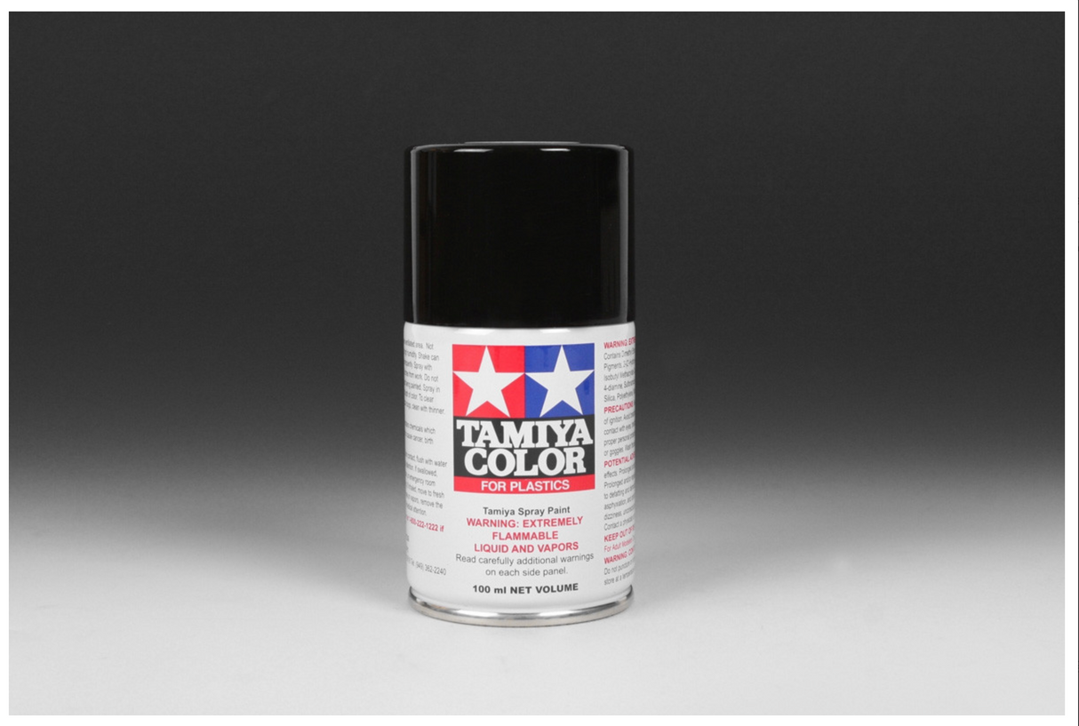 Tamiya TS-14 Black Paint 100ml Spray Can - Item #85014