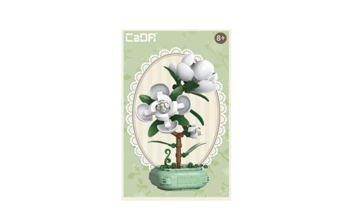 CaDA Camellia Building Block Planter 301 pcs Brick Model Kit C59029W