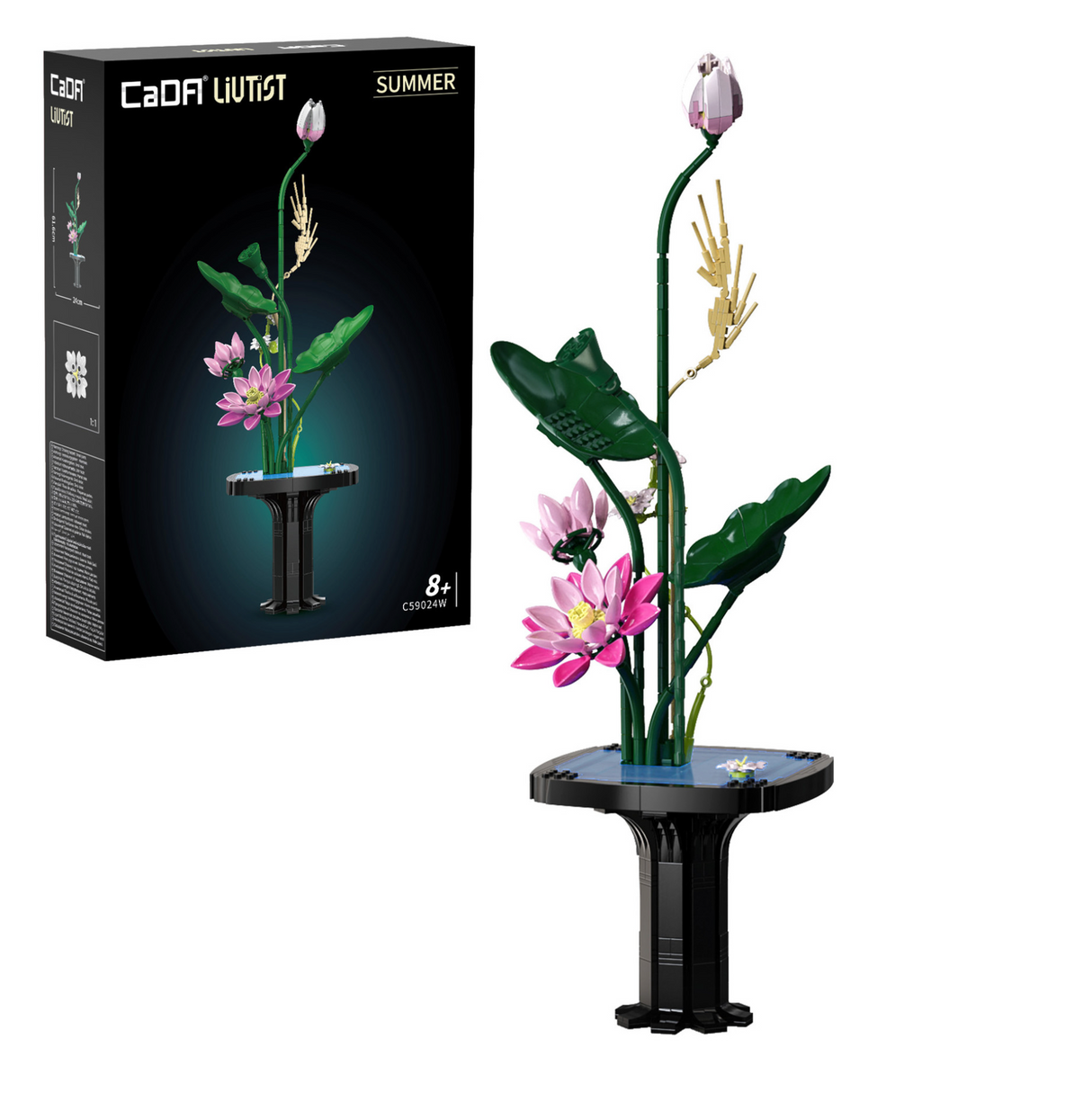 CaDA Oriental Floral Art: Summer 751 pcs Brick Model Kit C59024W