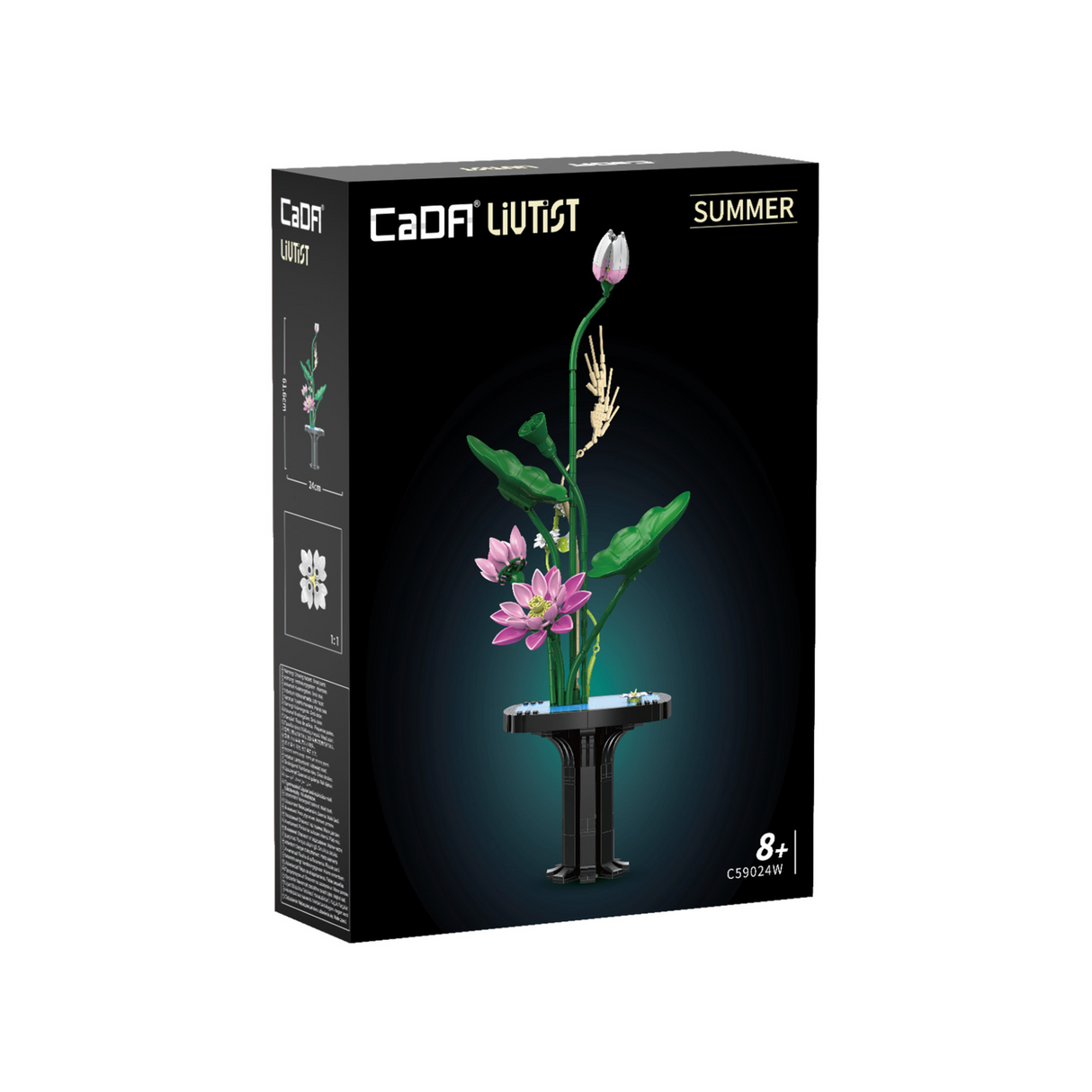 CaDA Oriental Floral Art: Summer 751 pcs Brick Model Kit C59024W