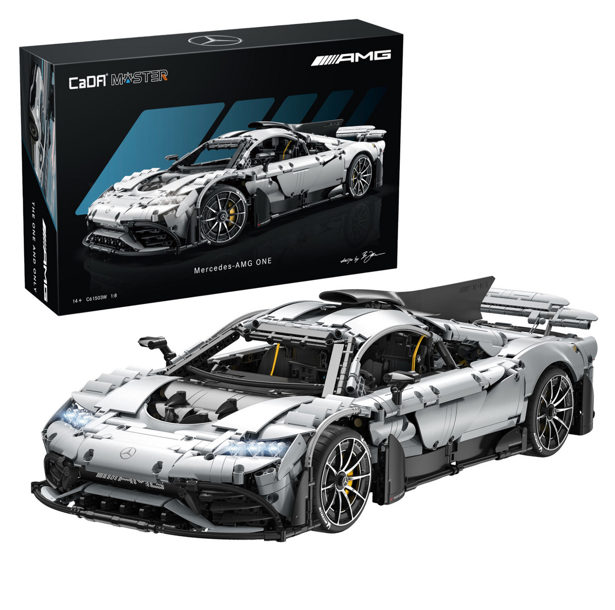 CaDA Master Mercedes-AMG ONE - RC Control - 1:8 3295 Pieces Brick Model Kit C61503W