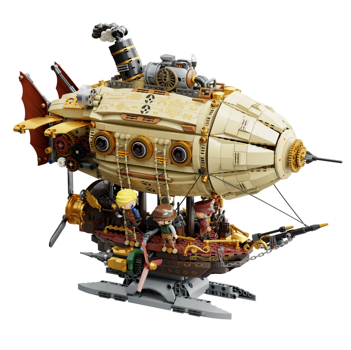 Pantasy Steampunk Airship 1949 pcs Brick Model Kit 85021