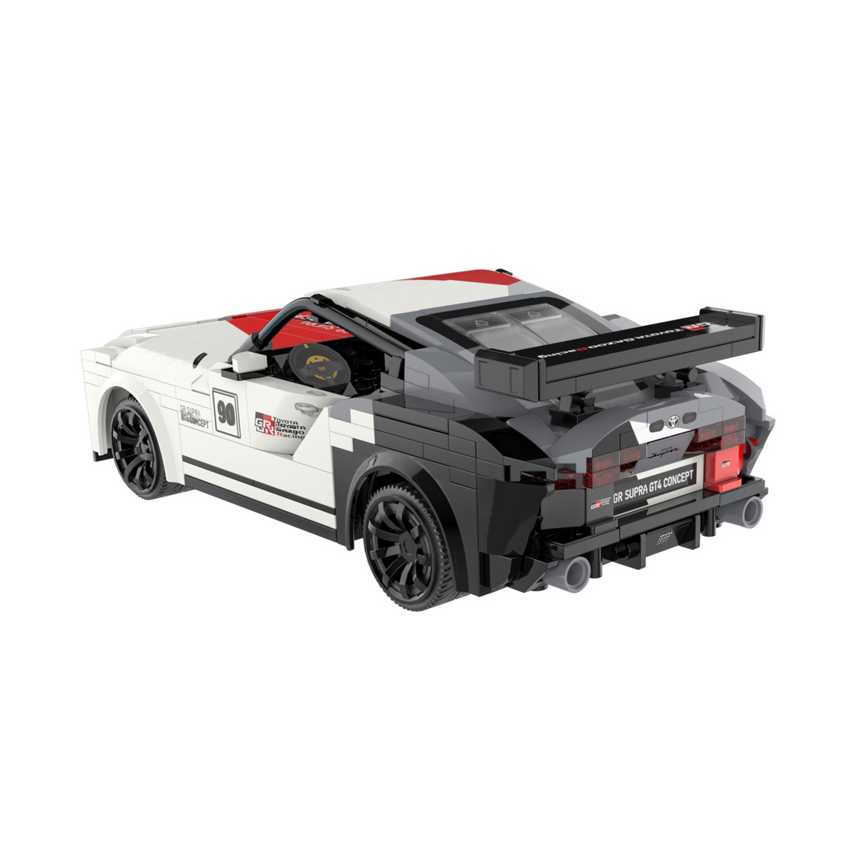 CaDA Toyota GR Supra GT4 Car 1:20 356 Pieces Brick Model Kit - RC Control - C51098W