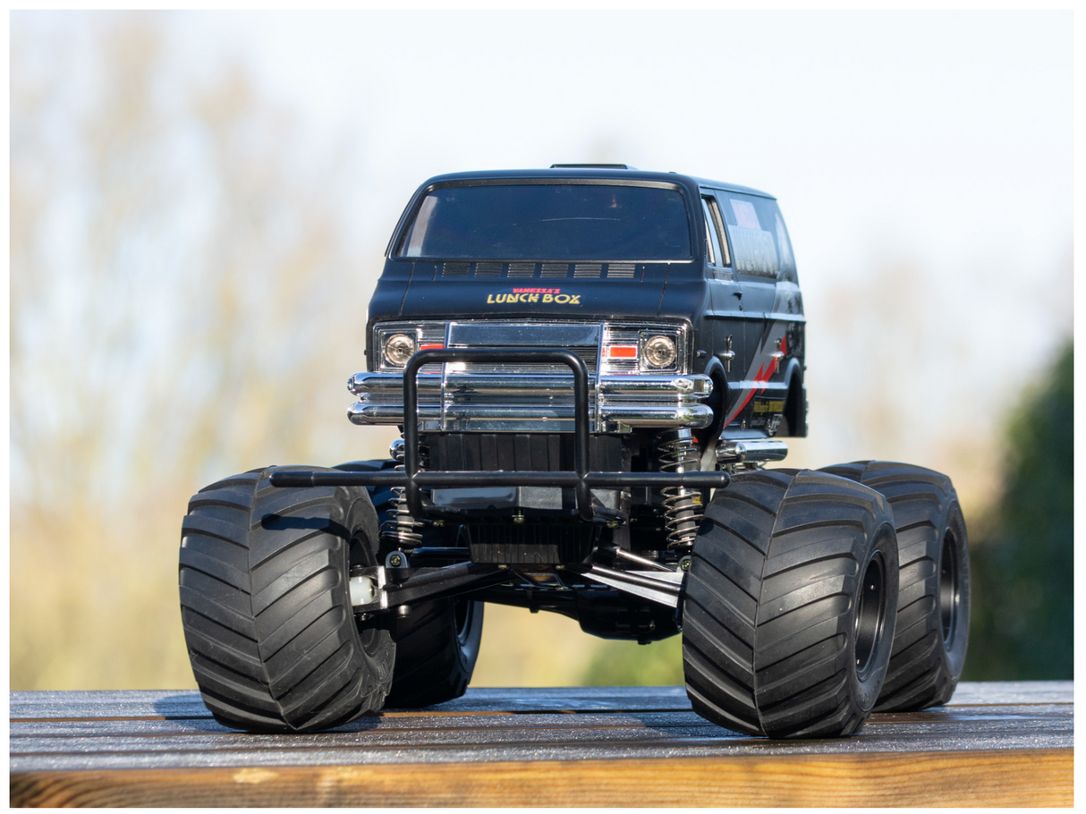 Tamiya RC Lunch Box Mayhem! OG, Black Edition and EVO - Items #58755, 58546, 58347