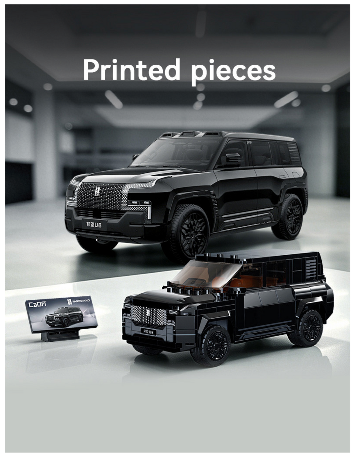 CaDA BYD Yangwang U8 Luxury SUV 1:24 304 Pieces Brick Model Kit C55046W