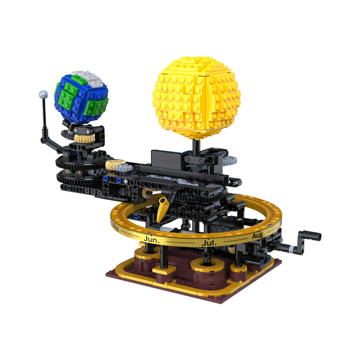 CaDA Mini Mechanical Solar System 651 Pieces Brick Model Kit C71009W
