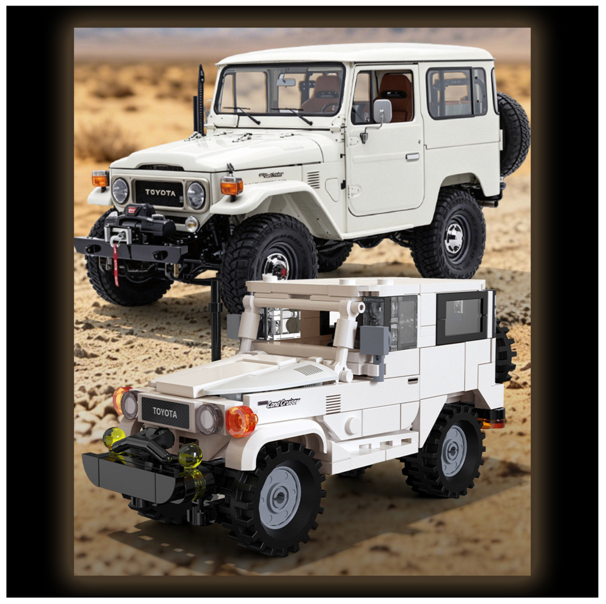 CaDA Toyota FJ40 Land Cruiser 1:24 373 Pieces Brick Model Kit C55042W