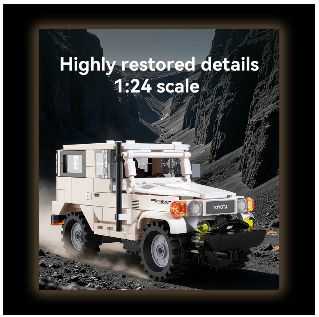 CaDA Toyota FJ40 Land Cruiser 1:24 373 Pieces Brick Model Kit C55042W