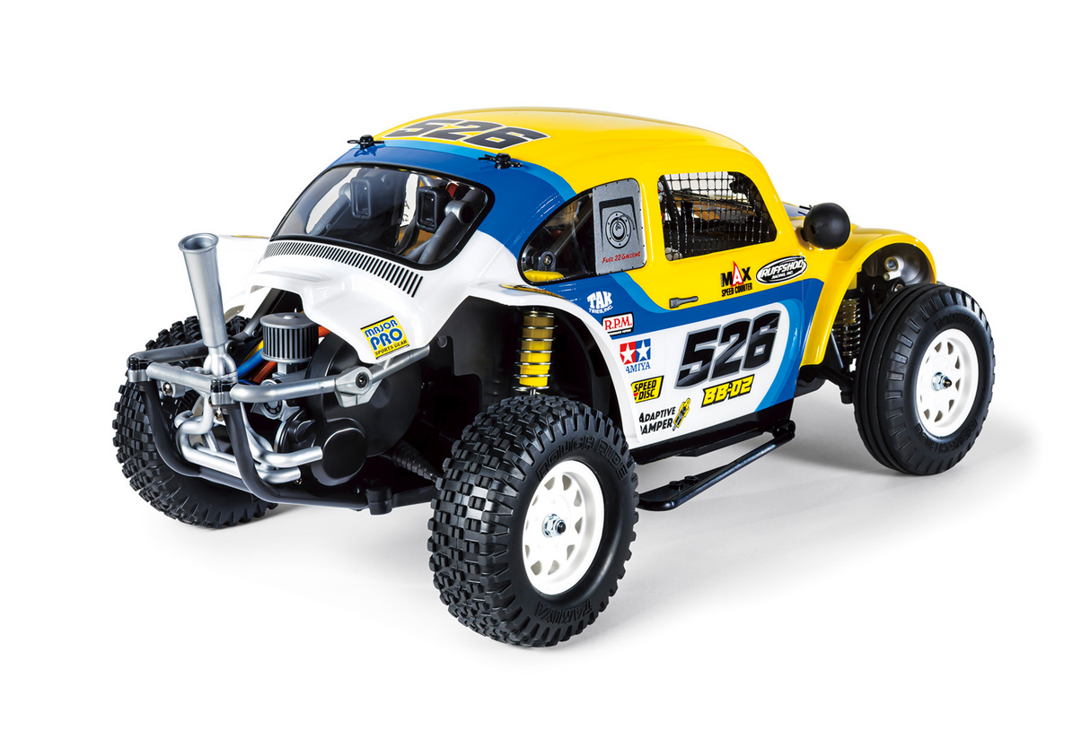 Tamiya RC Volkswagen Dune Beetle Cross BB-02 Item #58757 + ESC and Motor Bundle