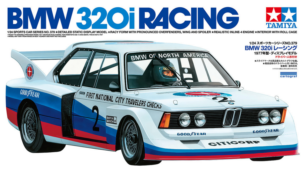 Tamiya BMW 320i Racing (E21) 1/24 Plastic Model Kit - Item #24379